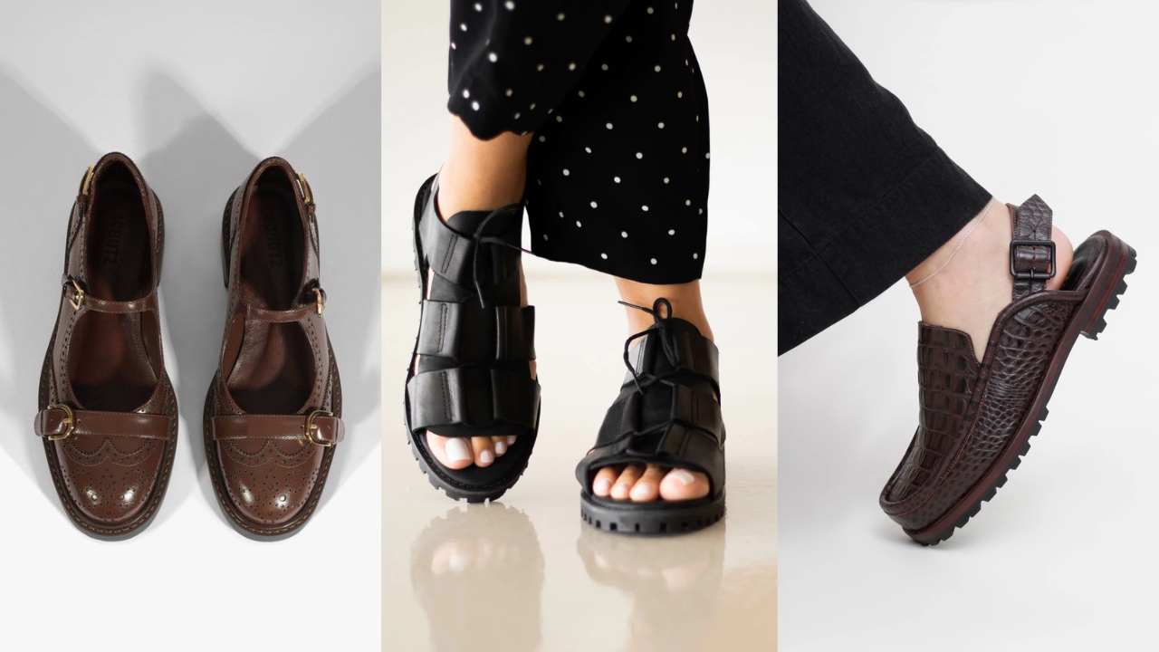 Sete sapatos abertos e frescos que sobrevivem aos dias de chuva