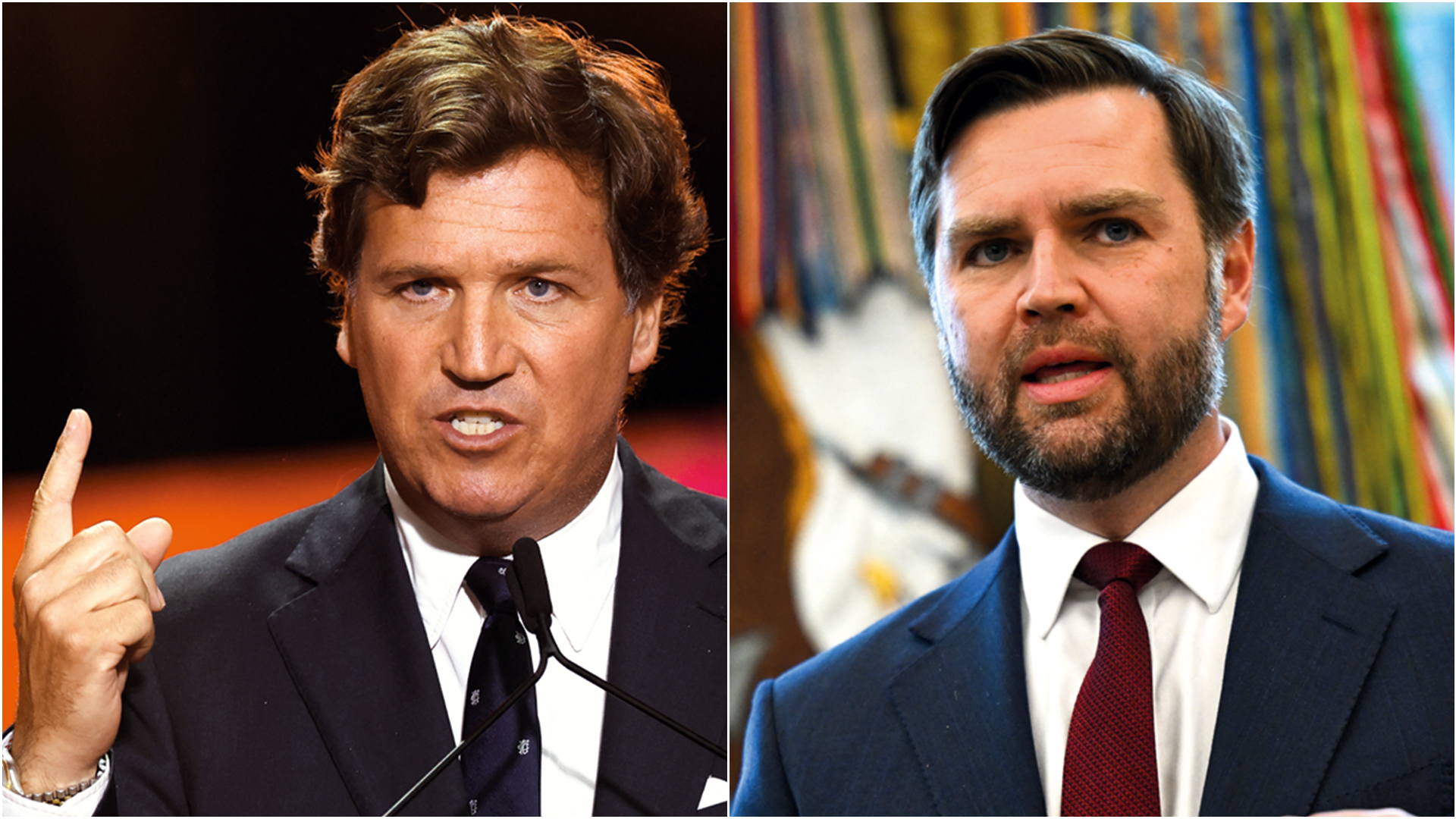 DESGOSTO - Carlson (à esq.) e Vance: temores até entre quem agita bandeira