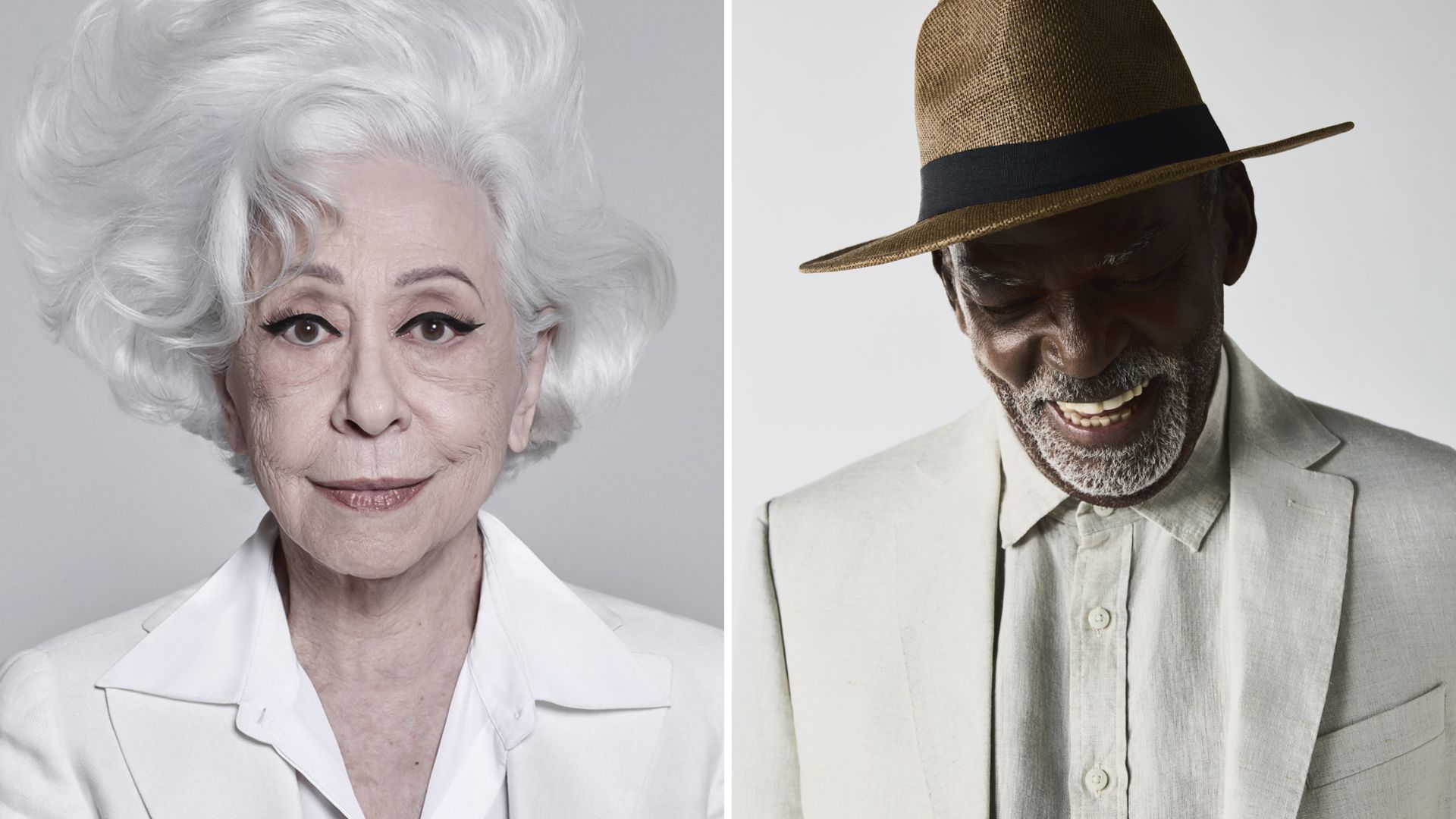 Fernanda Montenegro e Antonio Pitanga