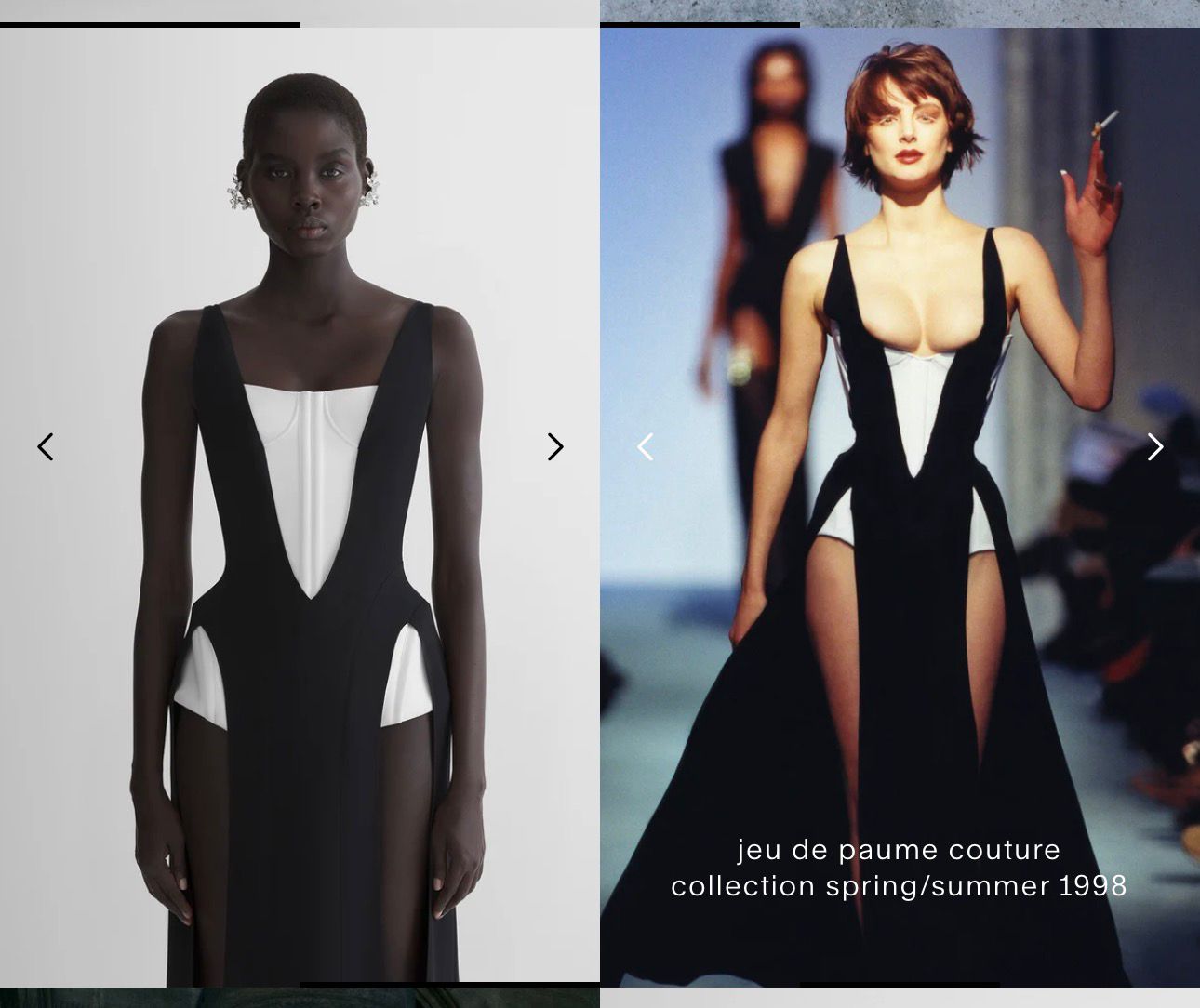 Thierry Mugler primavera/verão 1998: referência