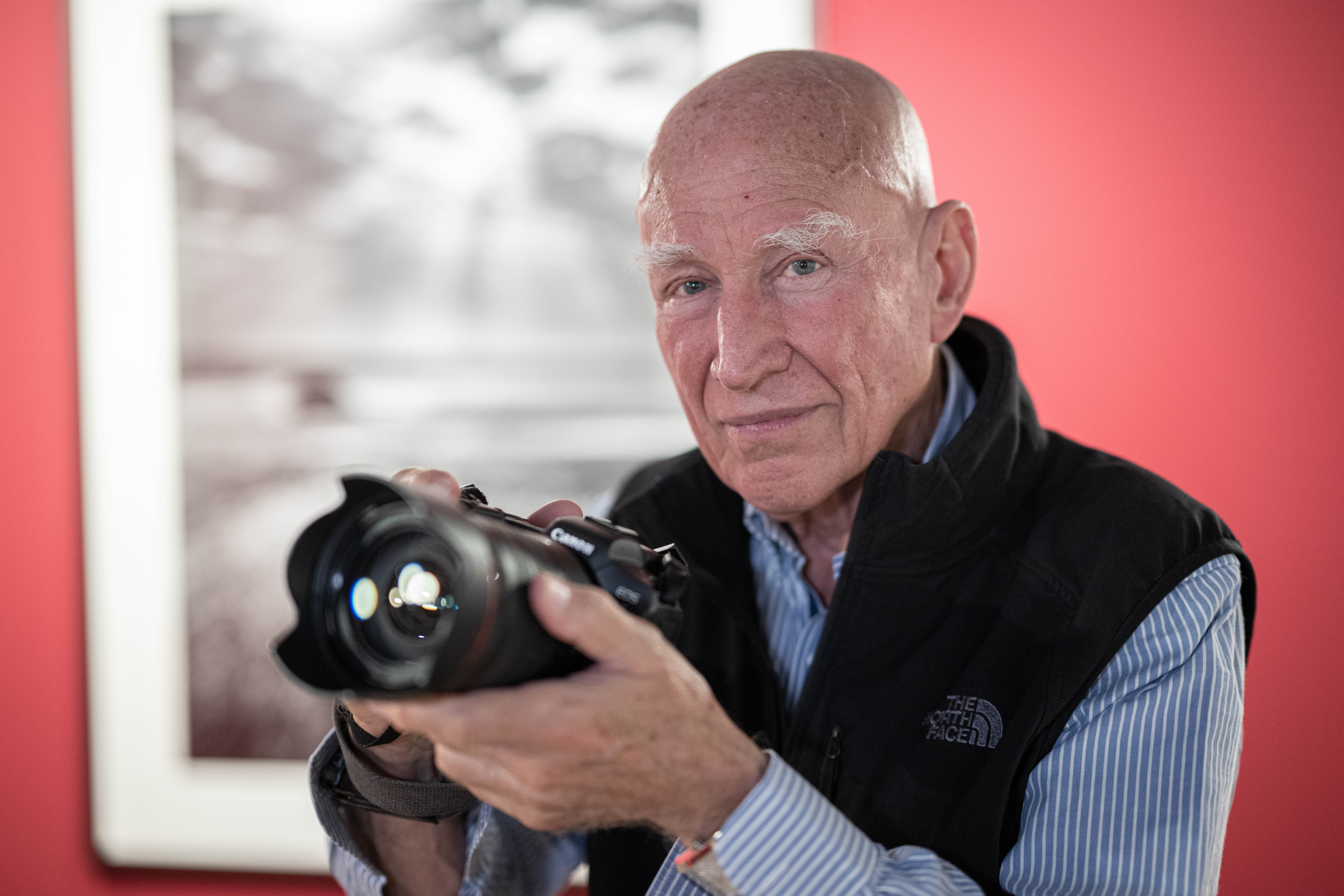 Renowned Photojournalist Sebastiao Salgado with his ‘Genesis’ exhibition in Istanbul