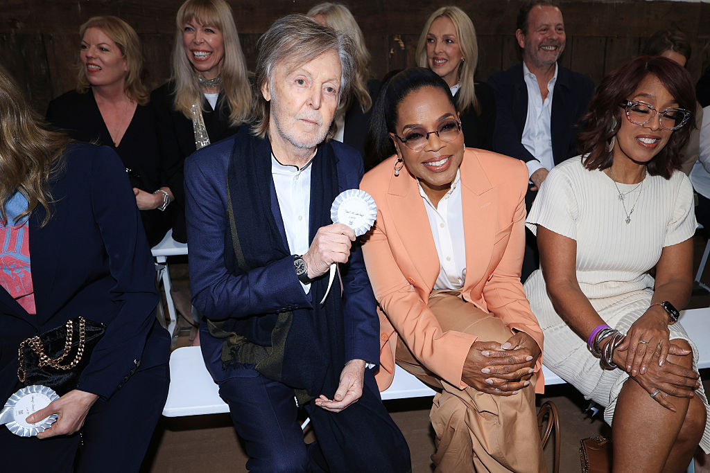 Paul McCartney Oprah Winfrey no desfile de Stella McCartney: plateia estrelada