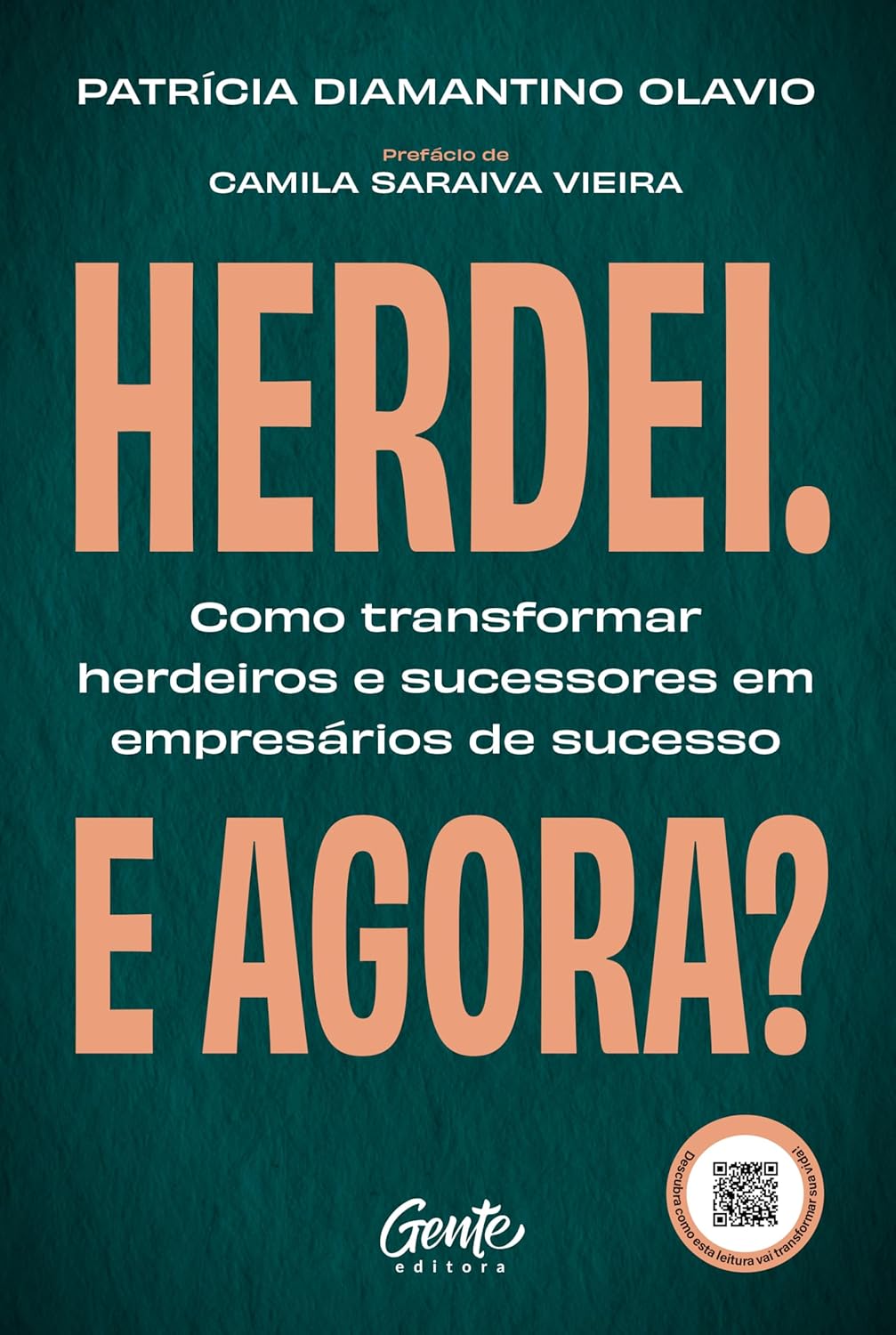 Herdei. E agora