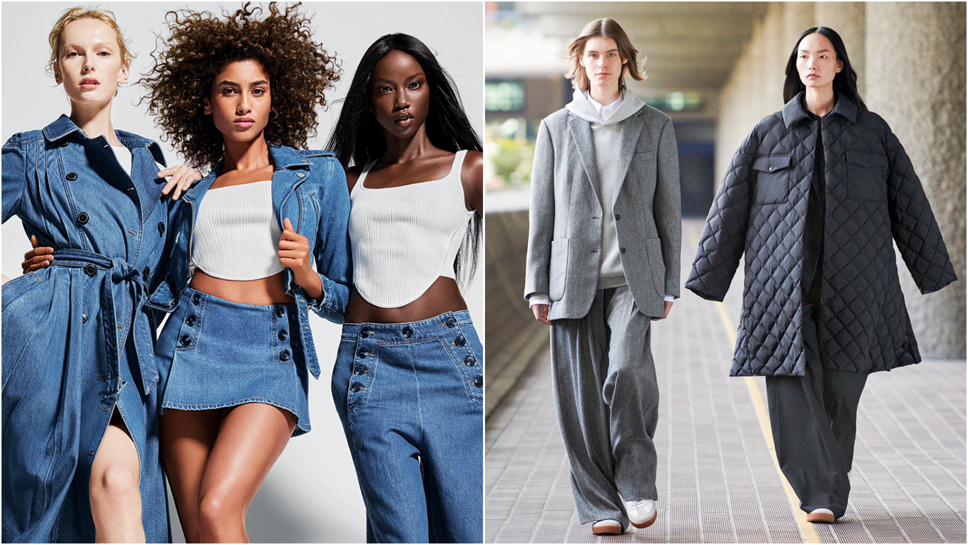 GLAMOUR POP - Criações de Zac Posen na Gap (à esq.) e de Clare Waight Keller para a Uniqlo: as estrelas da alta-costura agora estão ao alcance do bolso