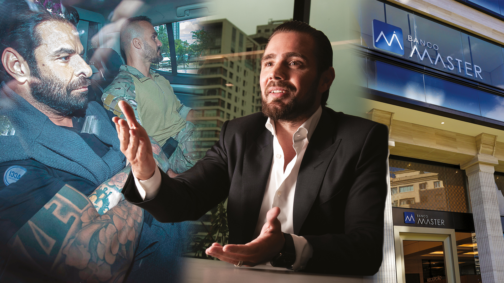 ALVO - Vorcaro (à dir.): revelações trazidas pela investigação da PF