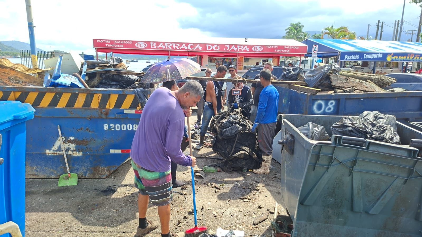 operação Mar Sem Lixo da Fundação Florestal de São Paulo