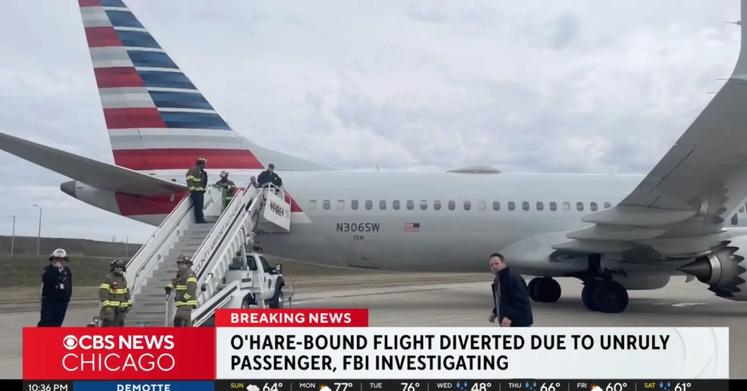 Passageiro ameaça ‘explodir avião’ e força pouso de emergência nos EUA