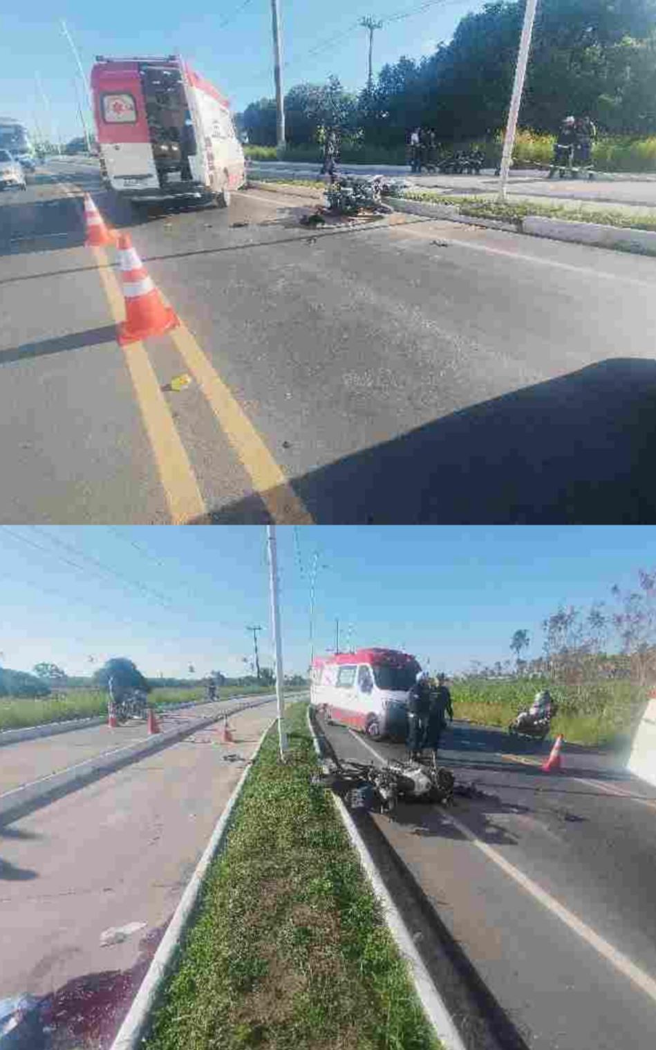 Enfermeiro do Samu morre em acidente de moto na PE-09, em Ipojuca, no domingo (15)