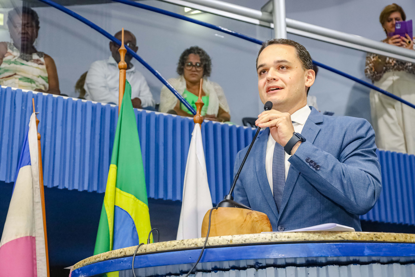 O prefeito de Vitória, Lorenzo Pazolini