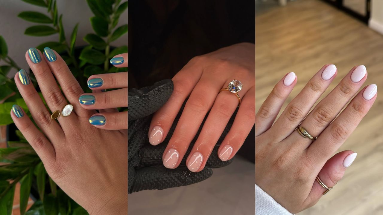 6 unhas amendoadas curtas elegantes para usar sem enjoar
