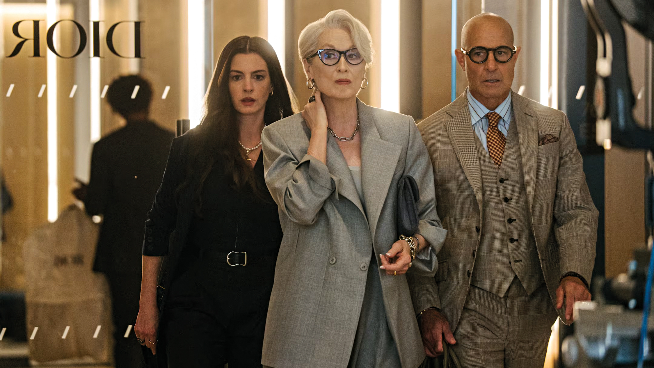 EM CRISE - Anne, Meryl e Stanley Tucci: trio encara novas demandas