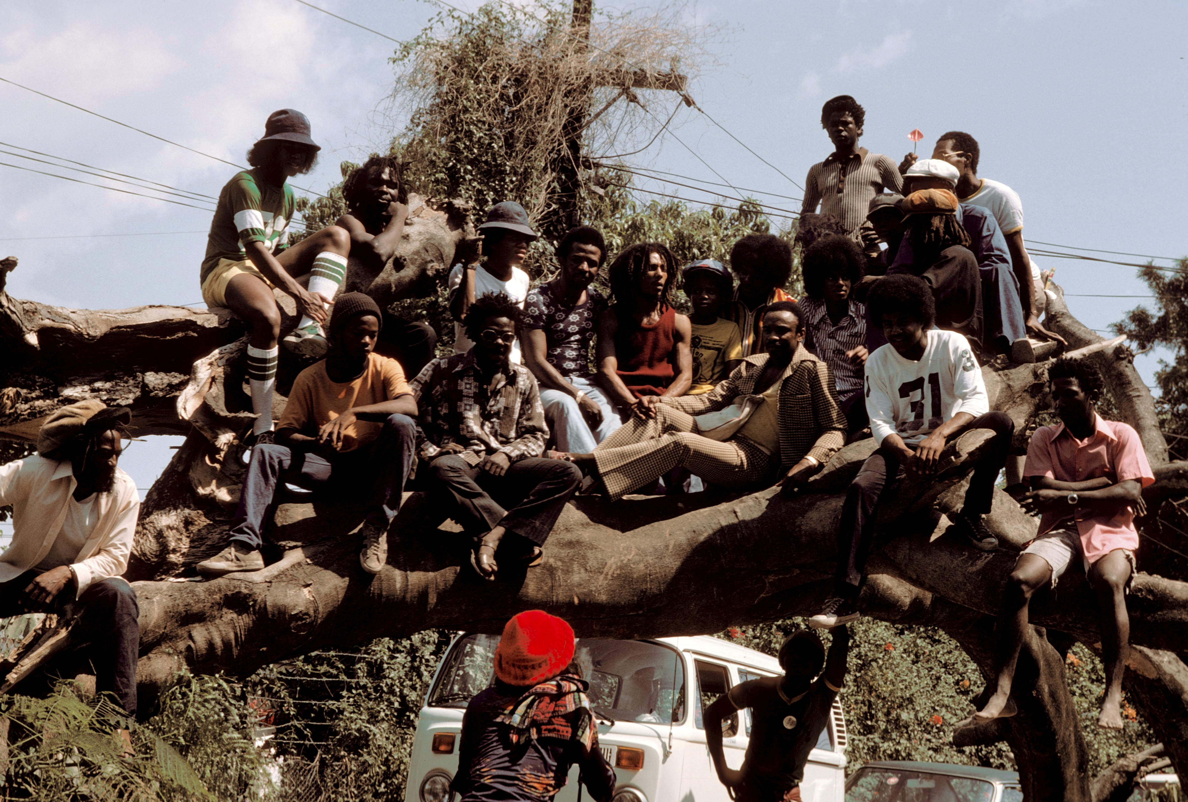 The Jackson 5 com Bob Marley and the Wailers, Jamaica, 1975
