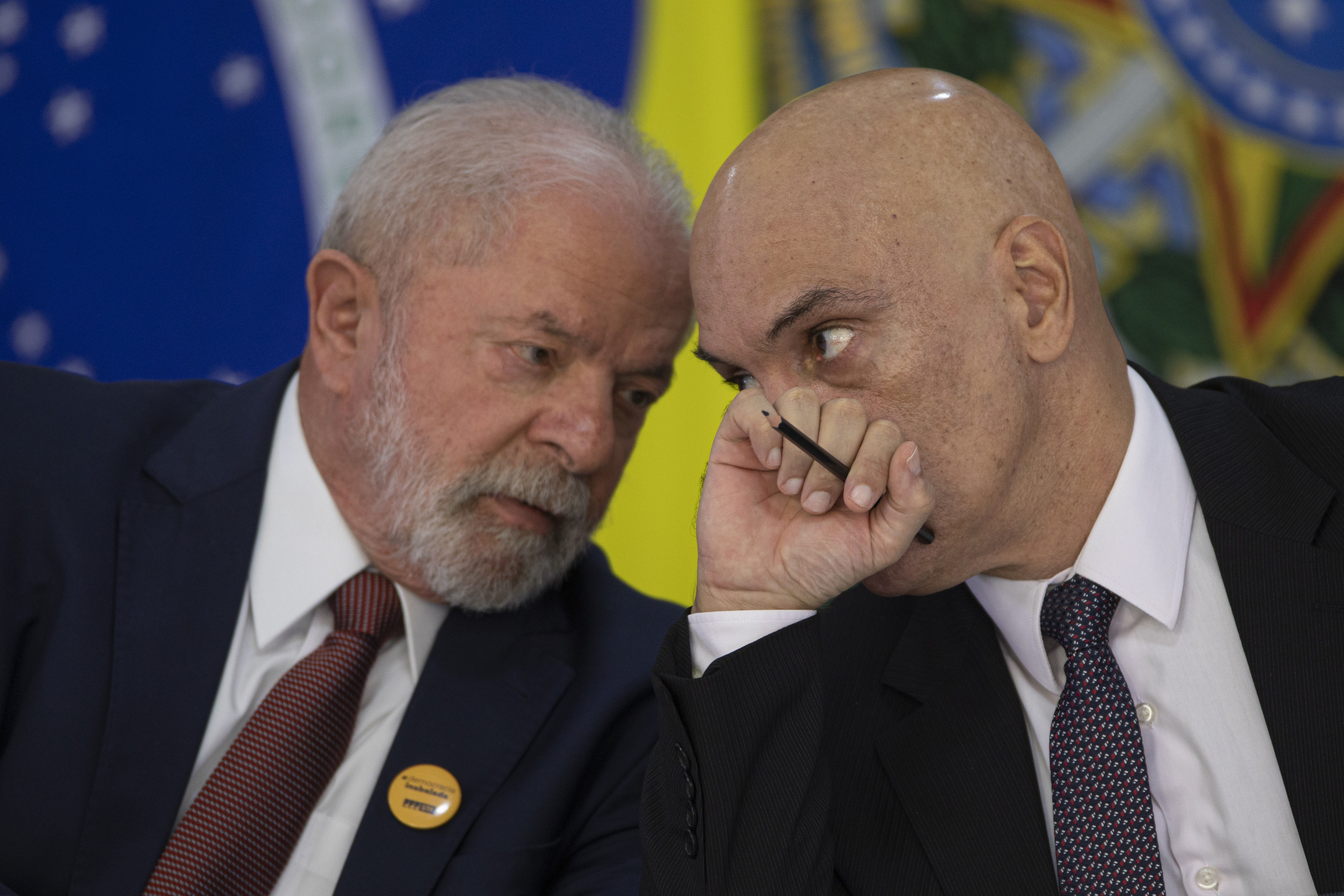 O presidente Lula e o ministro Alexandre de Moraes