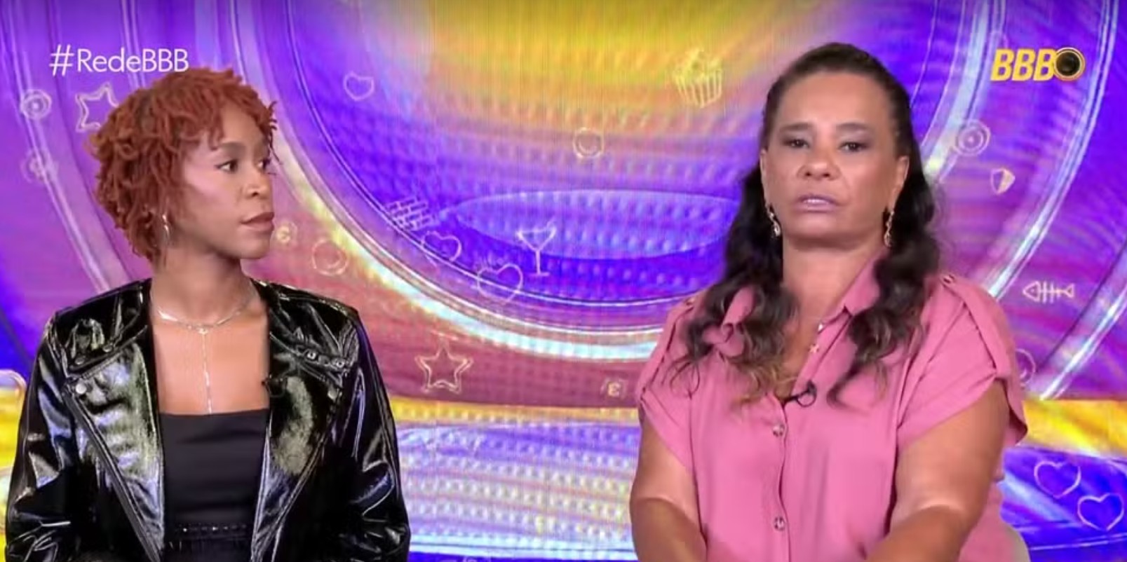 Karol Conká em conversa com Solange Couto após eliminação do BBB 26