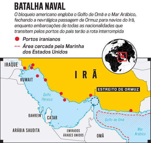 mapa Ir&atilde;