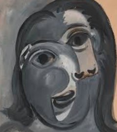 quadro de picasso "Tête de femme"