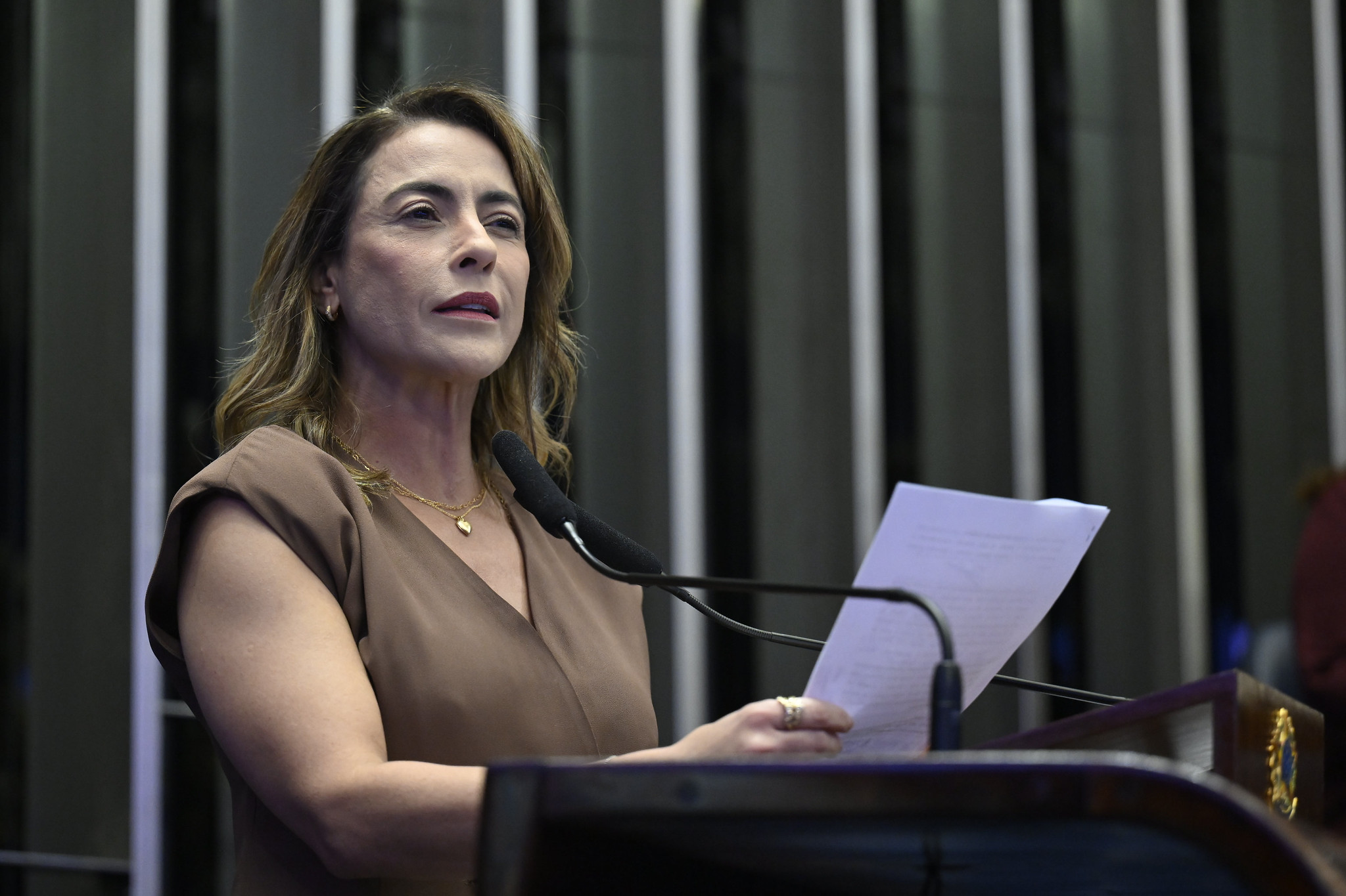 A senadora Soraya Thronicke