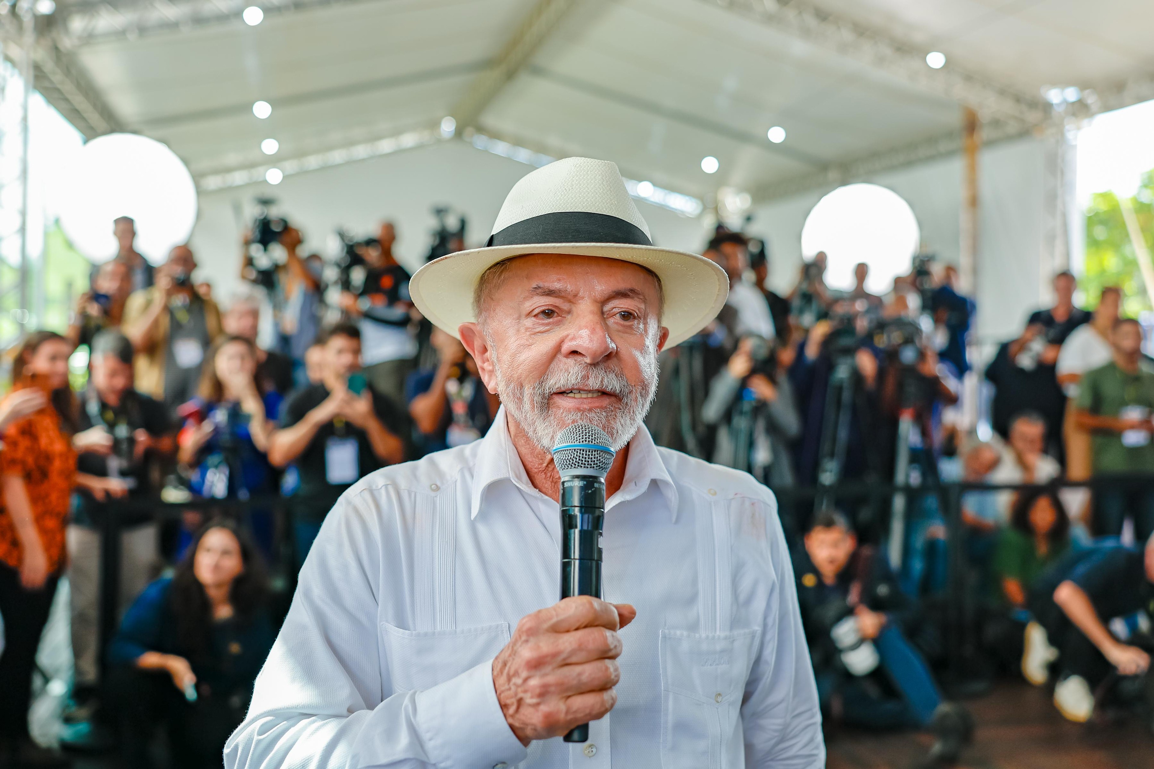 O presidente Lula