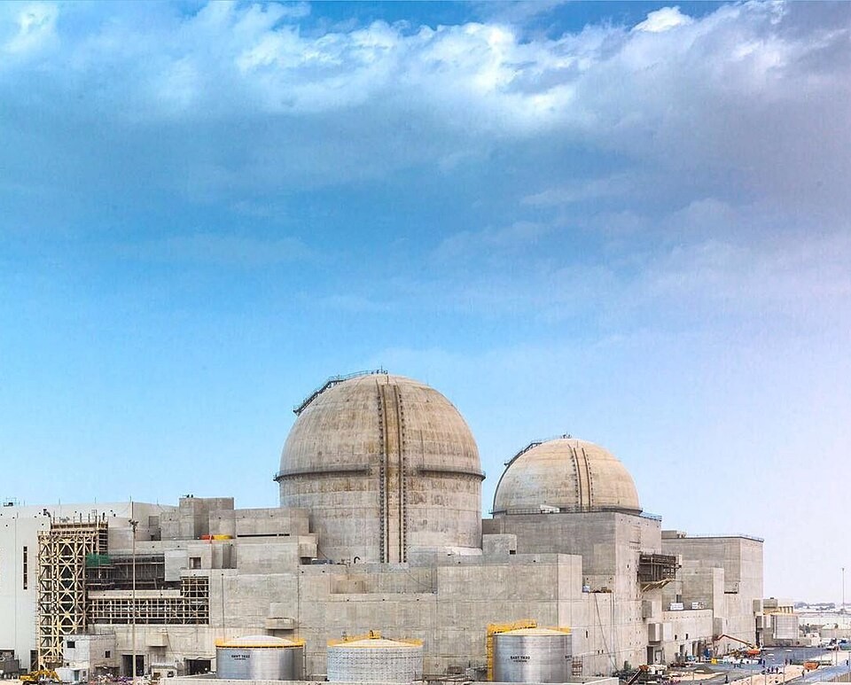 Usina Nuclear de Barakah, em Abu Dhabi, nos Emirados Árabes