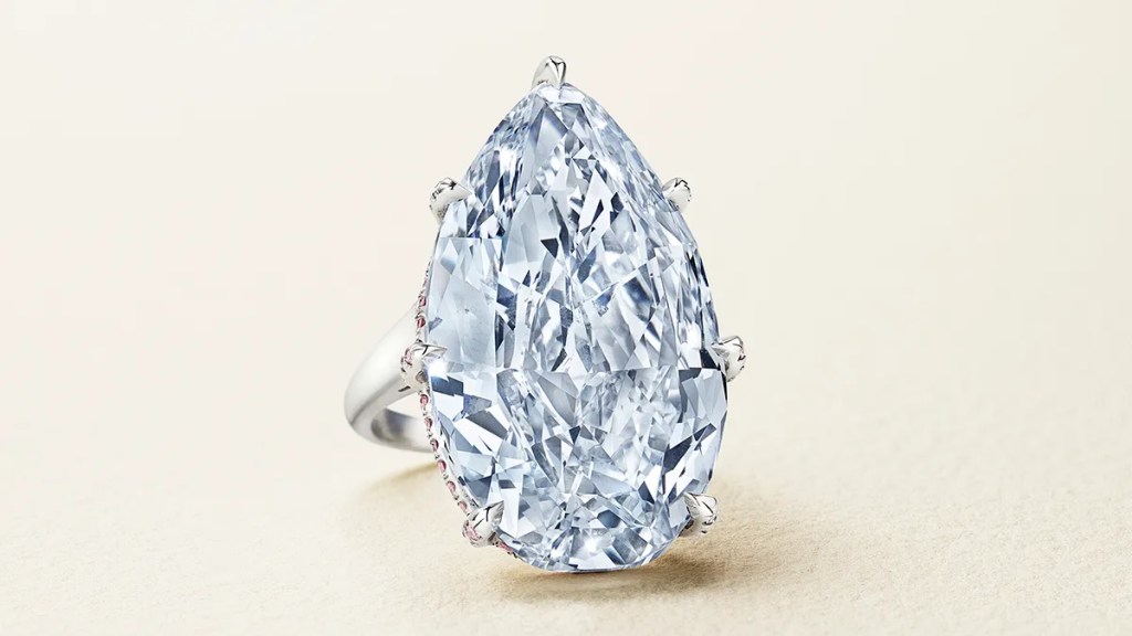 Por que diamante azul recordista será leiloado por ‘apenas’ R$ 48 milhões