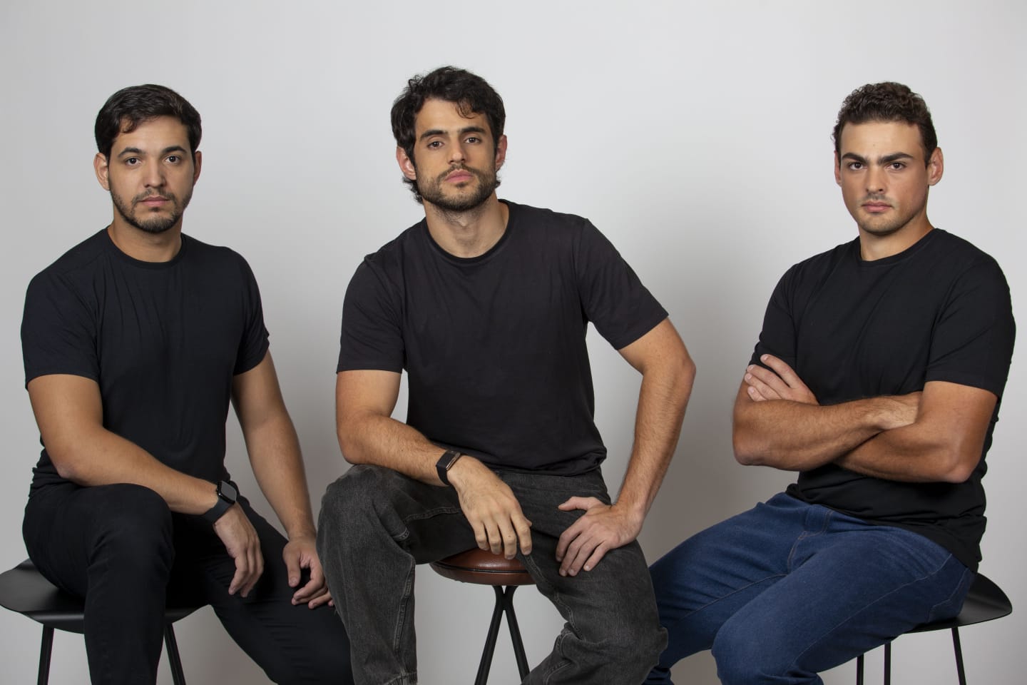 Bernardo Reis, Arthur Alvarenga e Raphael Capelão, da Hubla