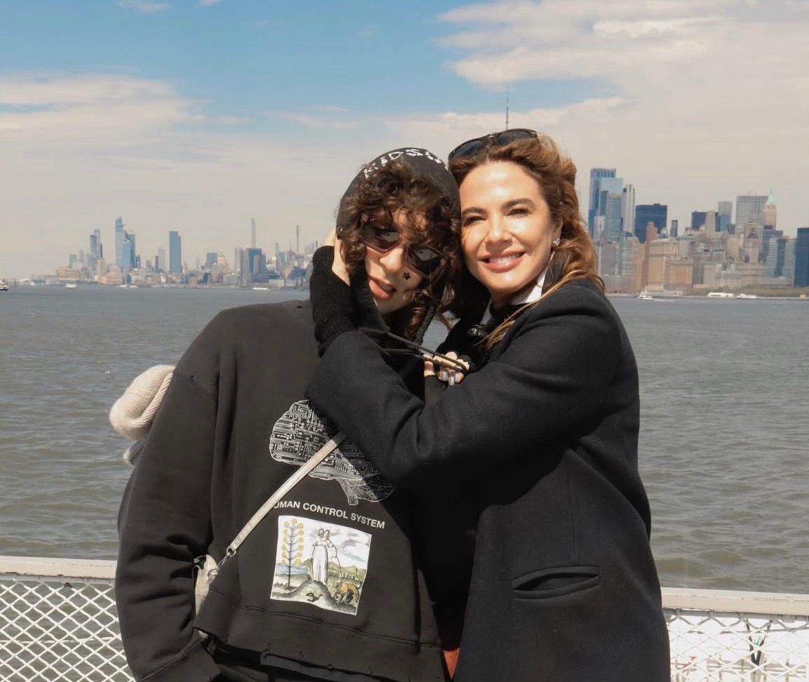 Luciana Gimenez e filho