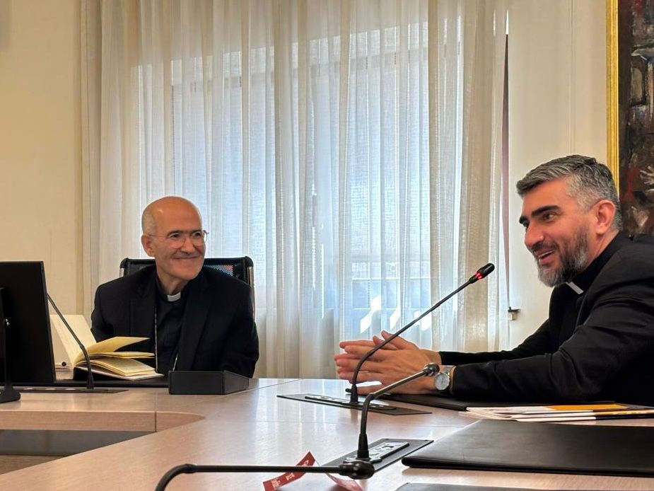 Padre Anderson e cardeal José Tolentino