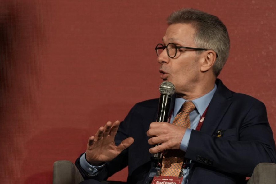 Romeu Zema no Fórum VEJA Brazil Insights Nova York