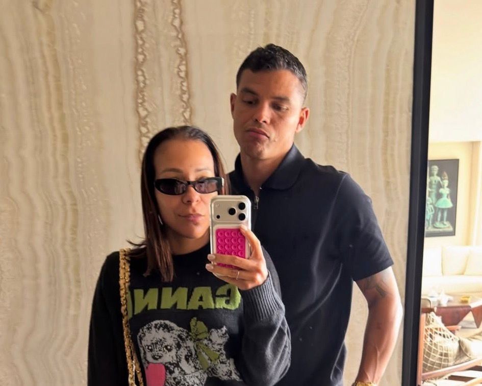 Belle e Thiago Silva