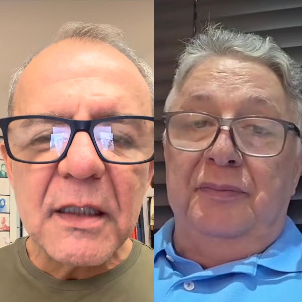 Cabral e Garotinho trocam acusações e xingamentos em vídeos nas redes