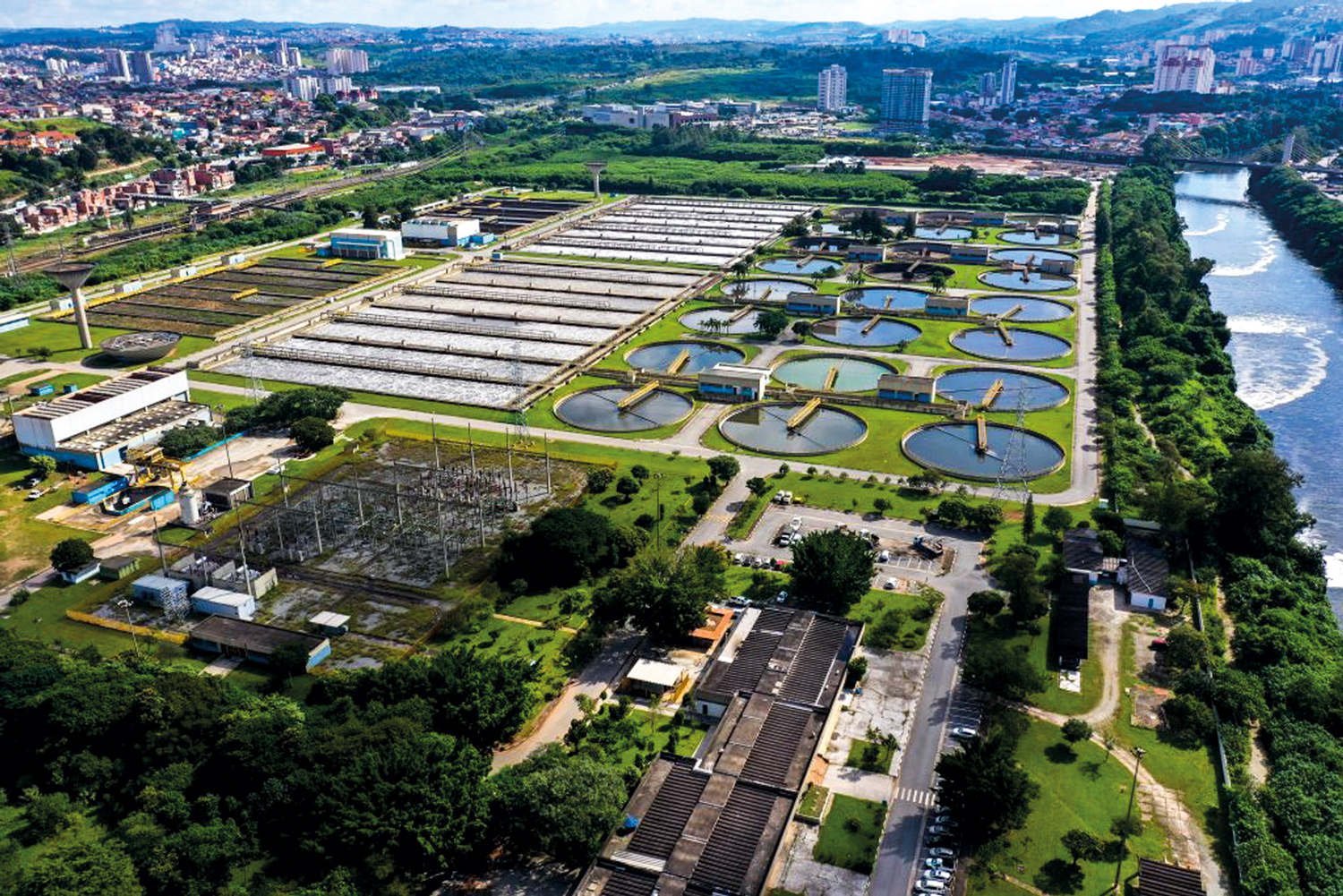 INVESTIMENTO - Sabesp: a companhia criou cinco novas estações de tratamento