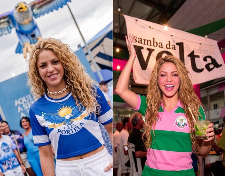 Escolas de samba fazem imagens com IA de Shakira