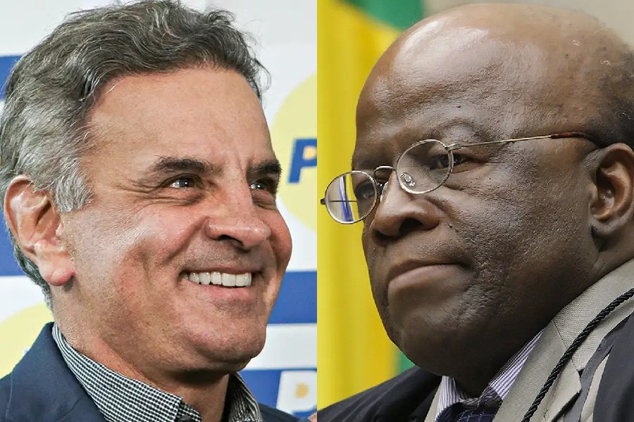 Aécio Neves e Joaquim Barbosa discutem possível chapa para a Presidência em 2026