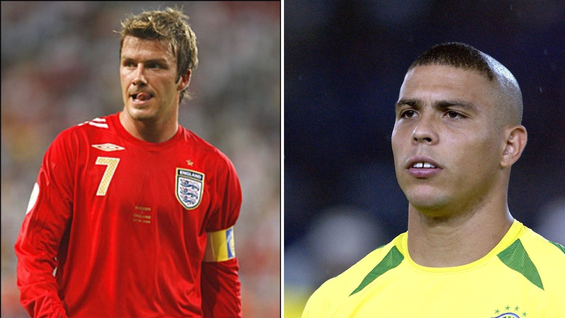 David Beckham e Ronaldo