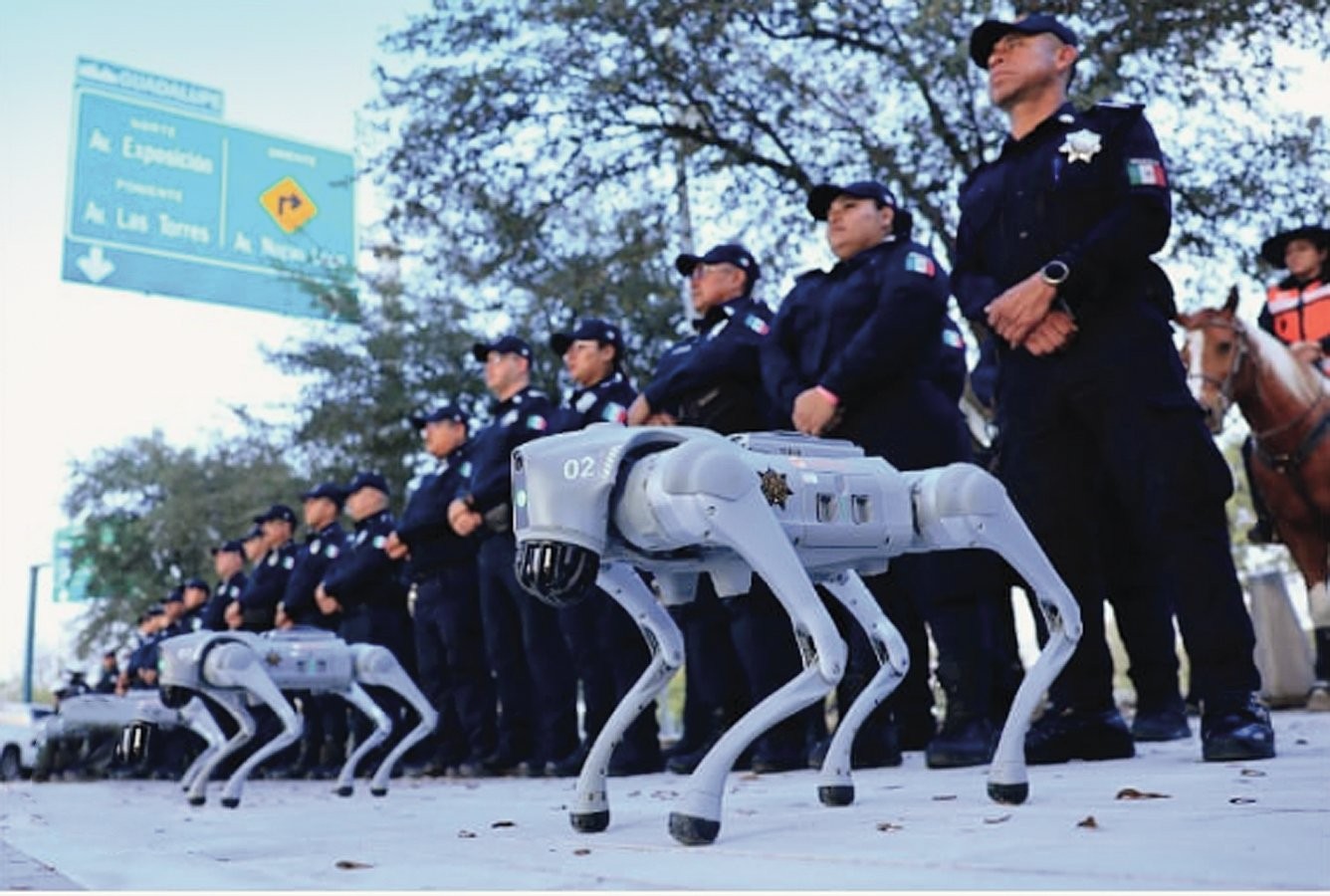 PETS ELETRÔNICOS - Polícia na Cidade do México: ajuda de cães robotizados