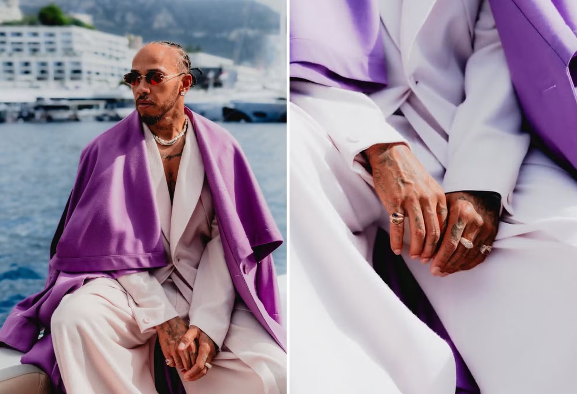 O ‘efeito Kardashian’ no look de Lewis Hamilton no GP de Môn