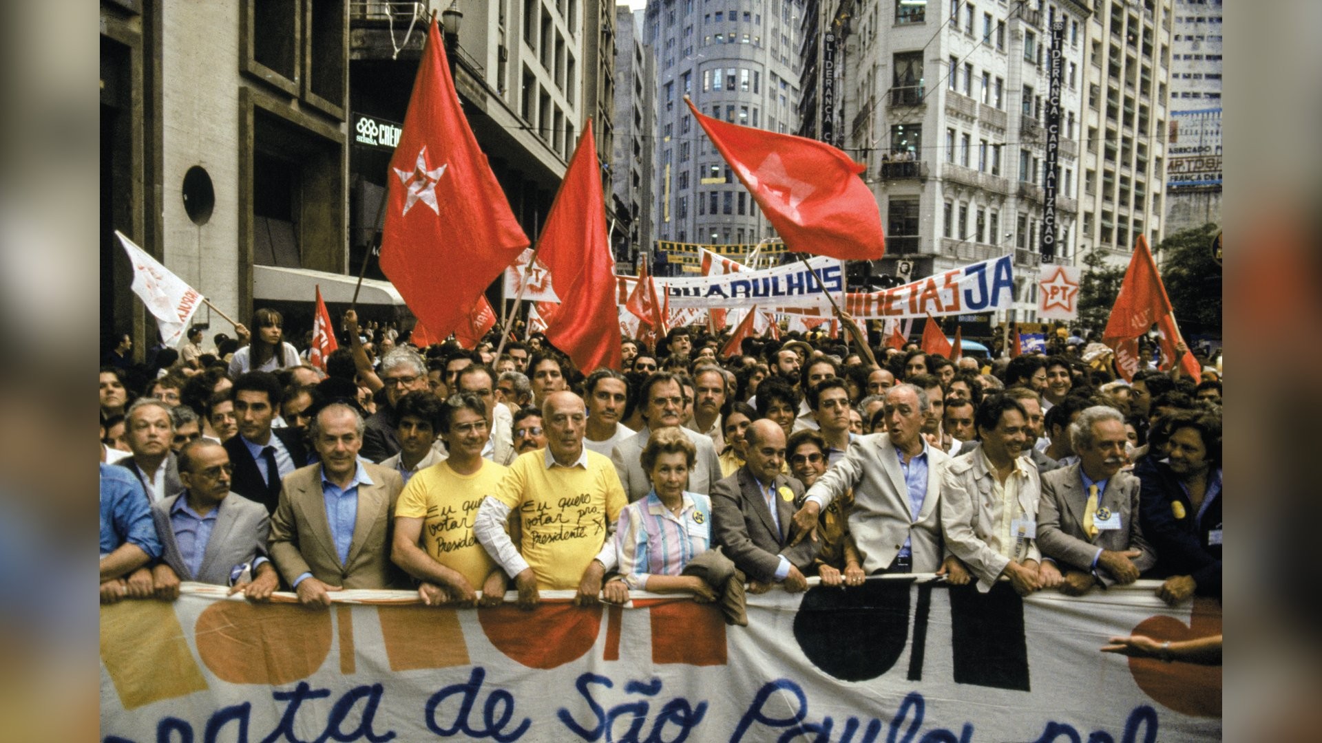 Campanha pelas Diretas Já, em 1984: “Eu quero votar para presidente!”