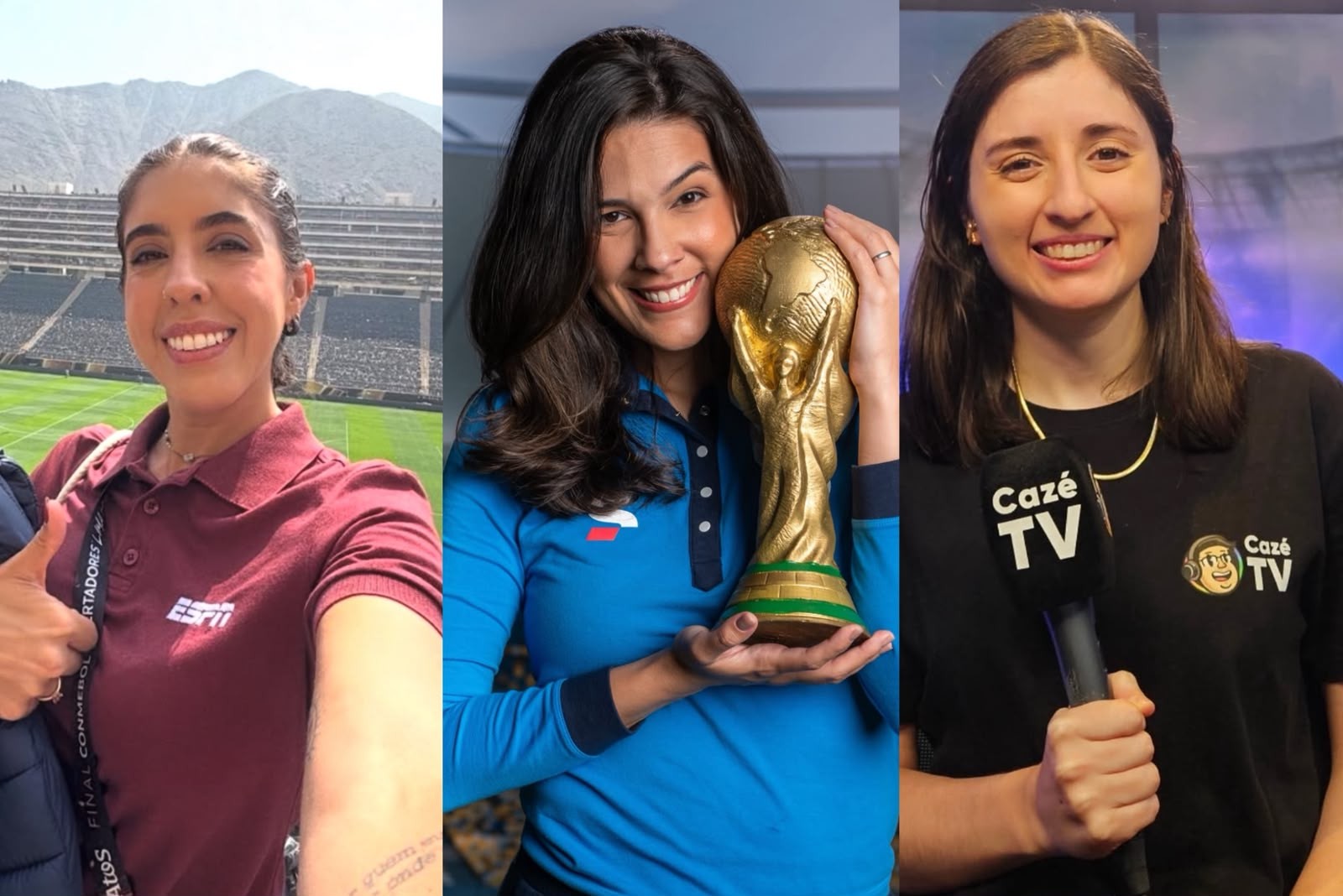 Mariana Pereira, Renata Silveira e Amanda Viana
