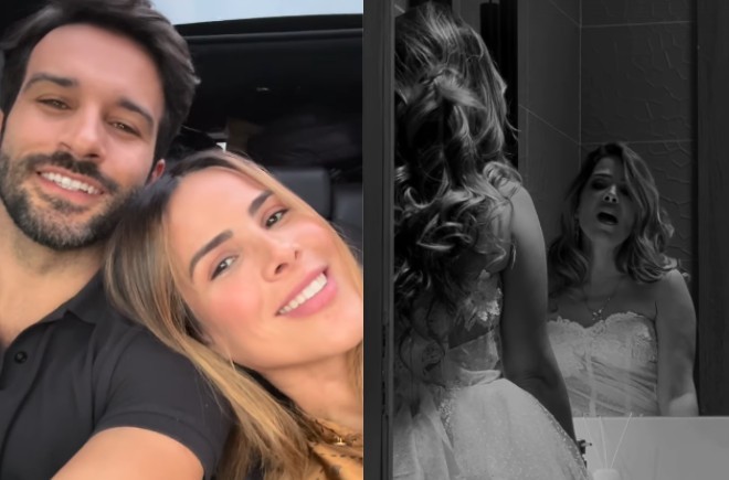 Wanessa Camargo se veste de noiva e surpreende namorado | VE