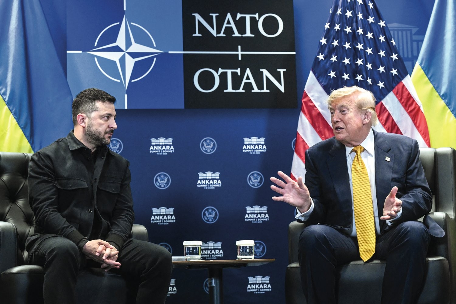 REENCONTRO - Trump e Zelensky em Ancara: promessas no horizonte
