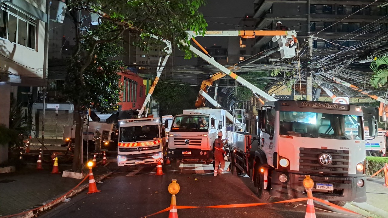 Caminhões da Enel