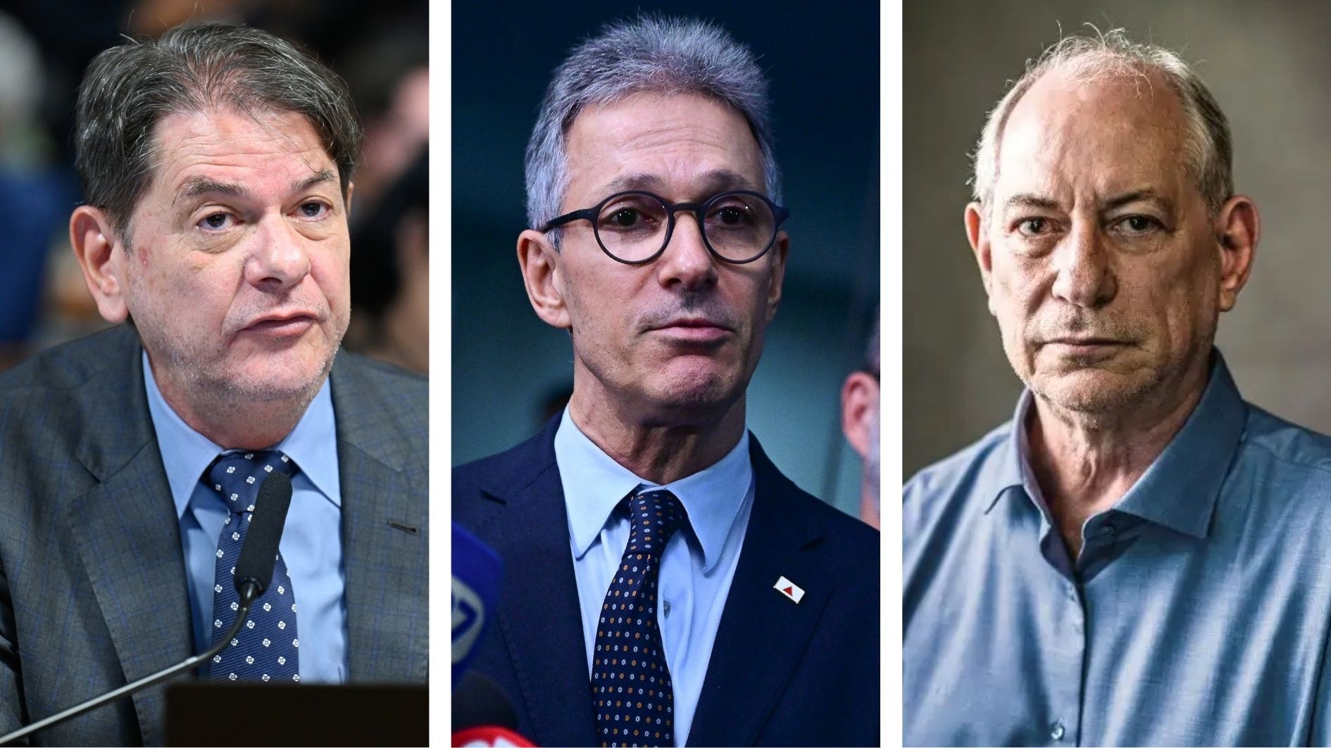 Cid Gomes, Romeu Zema e Ciro Gomes