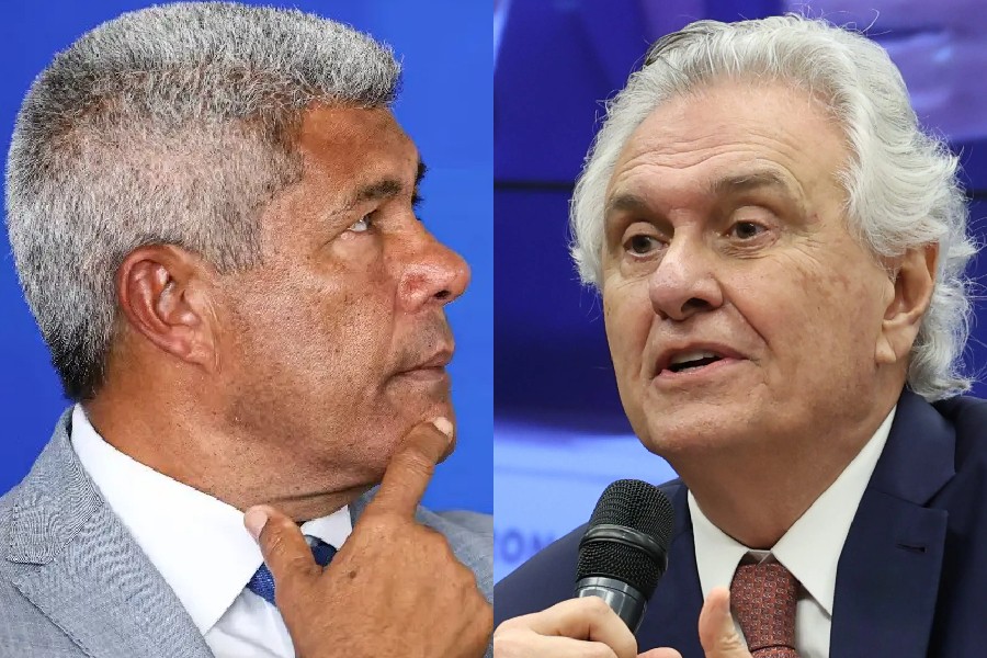 Jerônimo e Caiado: polêmica na campanha eleitoral