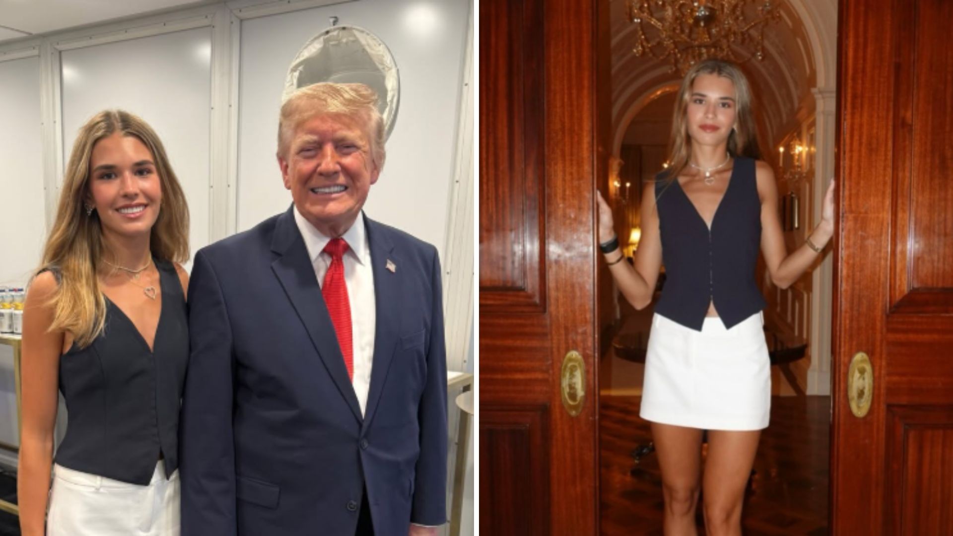 Kai, neta de Donald Trump