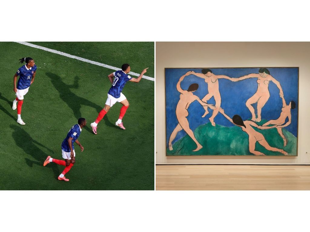 Olise, Mbappé, Dembélé – A Dança (La Danse), Henri Matisse, no Museu de Arte Modena de Nova York (Moma)