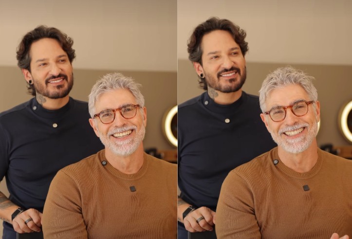 Reynaldo Gianecchini surpreende com mudança radical no visual; veja antes e depois
