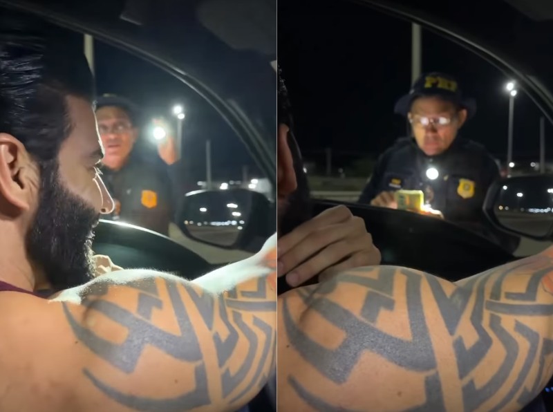 Gusttavo Lima surpreende policiais ao ser parado em blitz - QTU Questões do Universo
