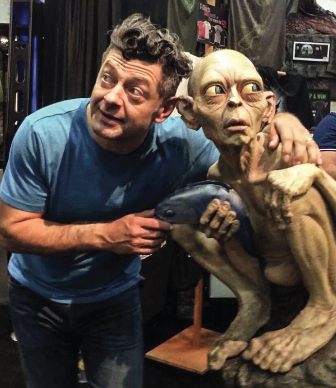 O PRECIOSO - Andy Serkis e Gollum: atores da saga serão rejuvenescidos