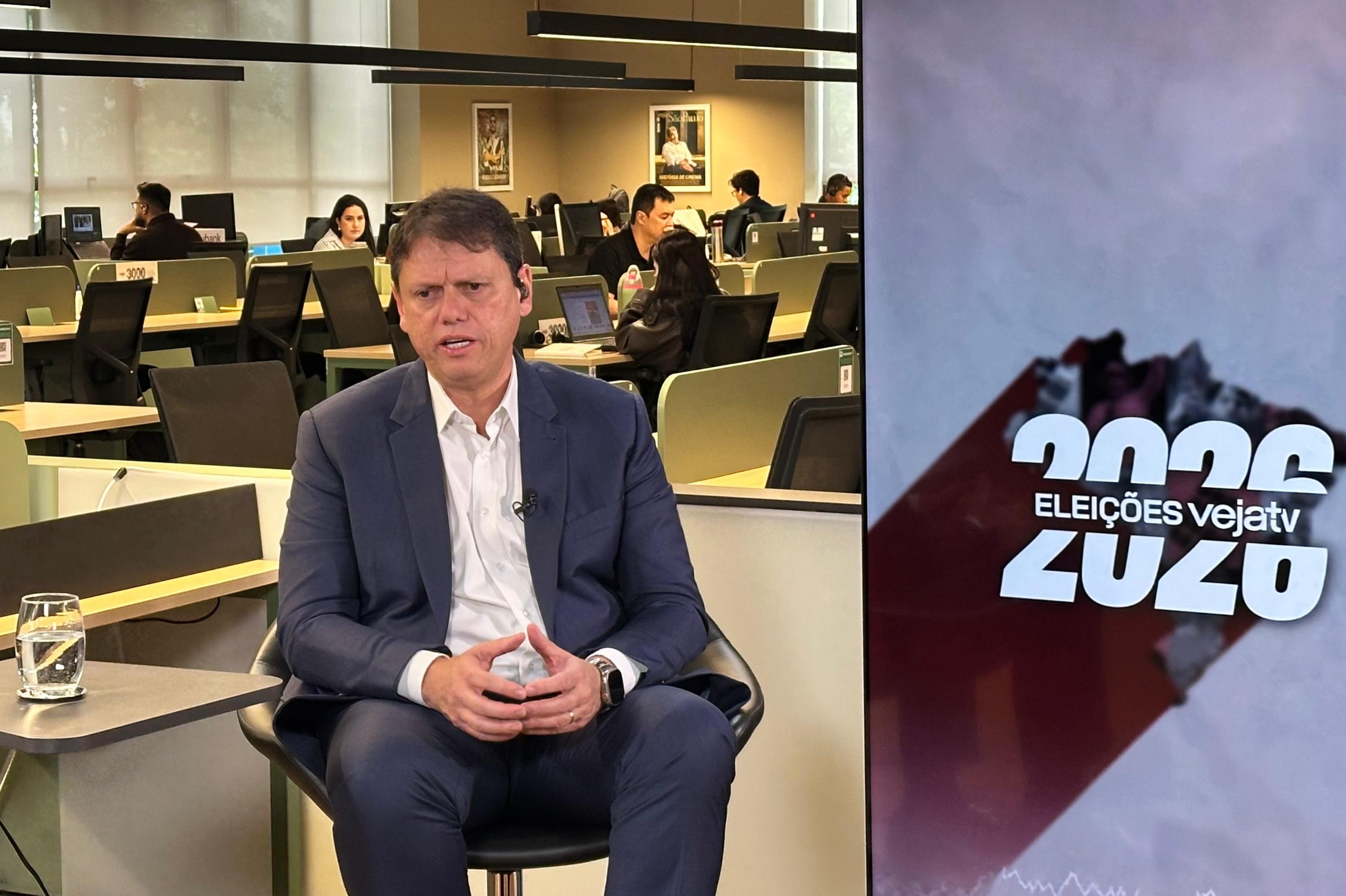 Tarcísio rebate acusações de Haddad: ‘Muito me admira vindo do cara que quebrou o Brasil’