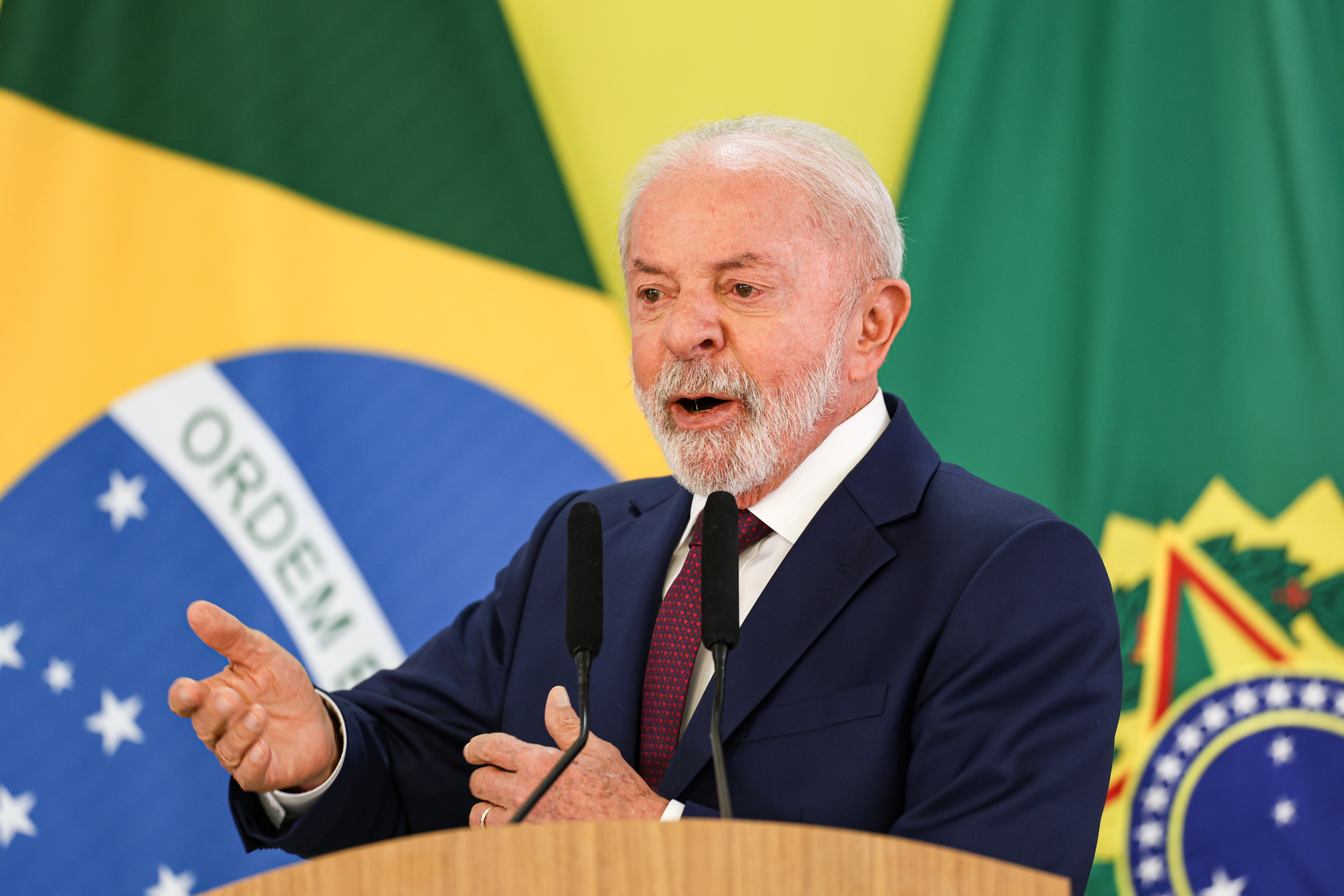O presidente Luiz Inácio Lula da Silva